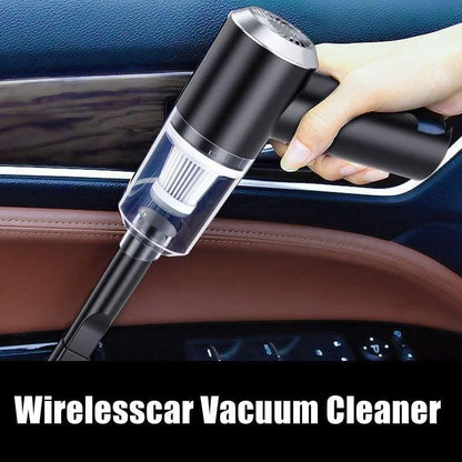 Powerful Cleaning, Anywhere, Anytime: Portable Air Duster & Wireless Vacuum Cleaner!