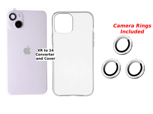 iPhone XR to 14 Converter, Cover, Camera Rings Full Kit