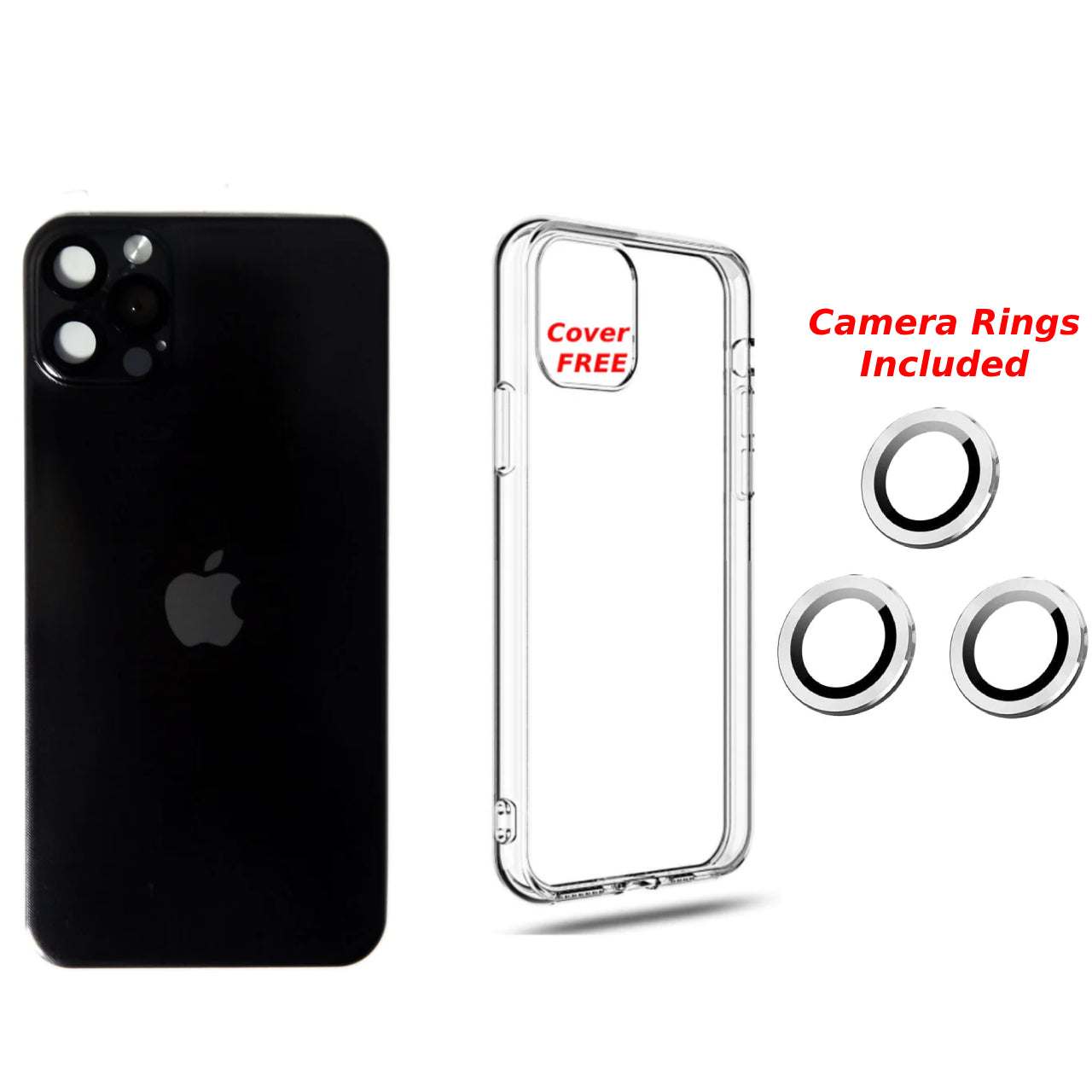 iPhone 12 to iPhone 13 Pro Converter, Cover, Camera Rings Included