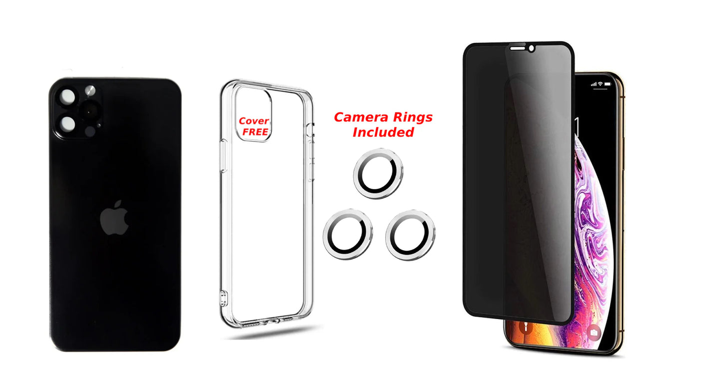 iPhone 12 to iPhone 13 Pro Converter, Cover, Camera Rings and Privacy Glass