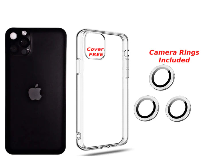 iPhone XR to 13 Pro Converter, Cover, Camera Rings Full Kit