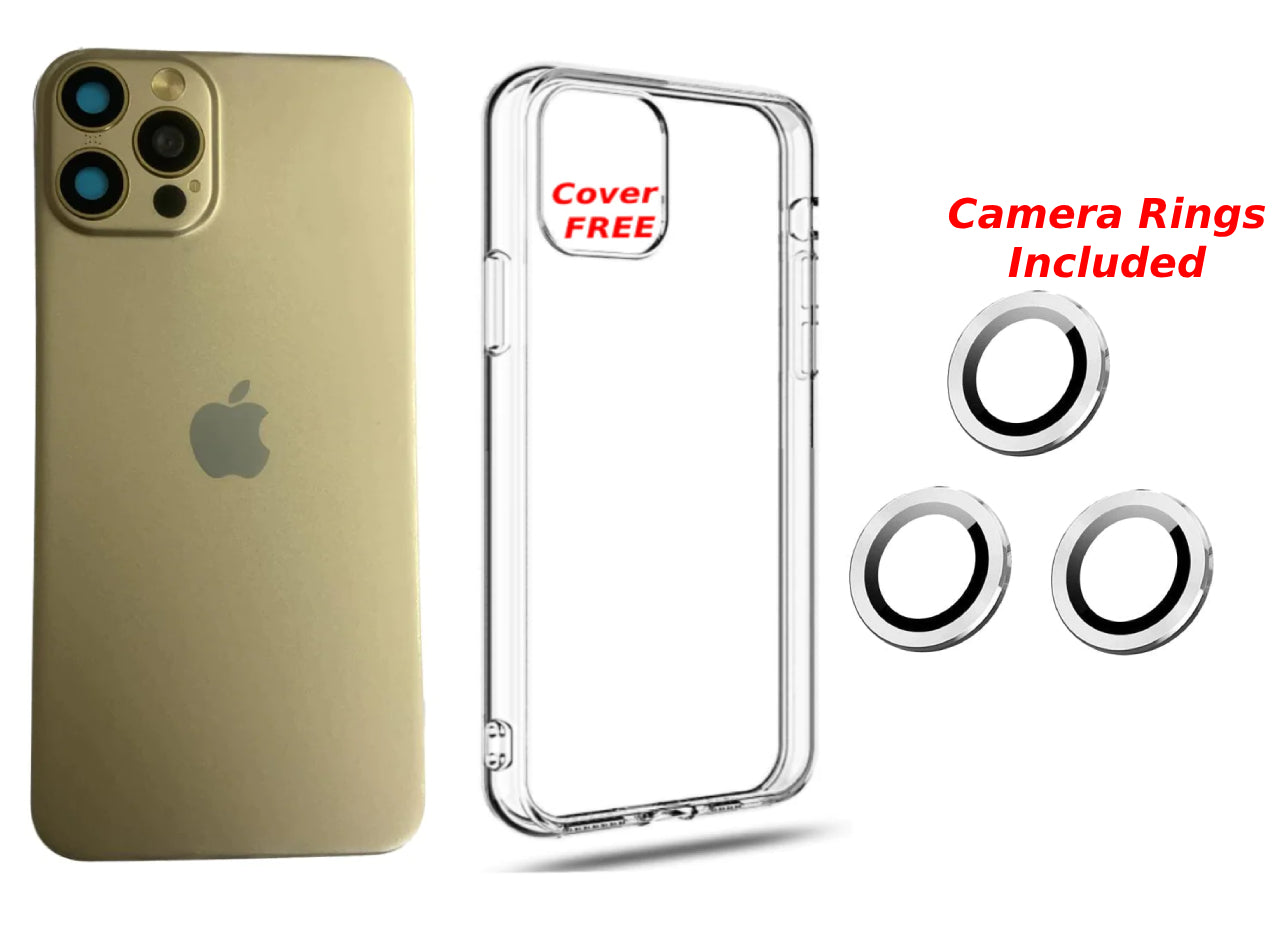 iPhone X/XS to 13 Pro Converter, Cover, Camera Rings Included